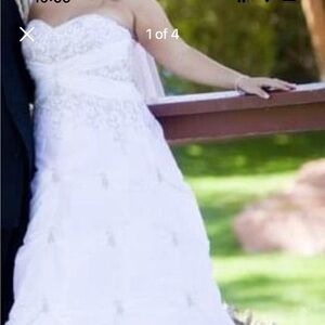 Wedding dress altered from an 18 to 14/16